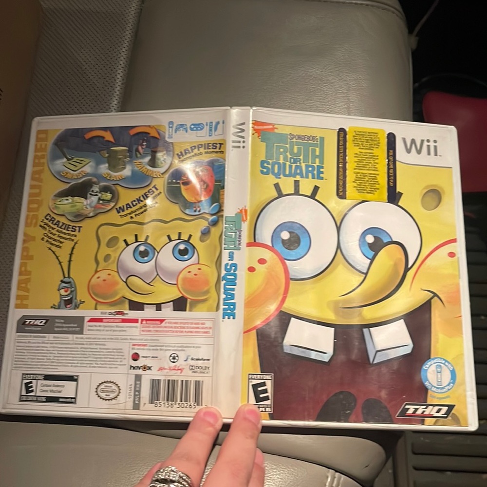 SpongeBob Truth or Square Wii Game